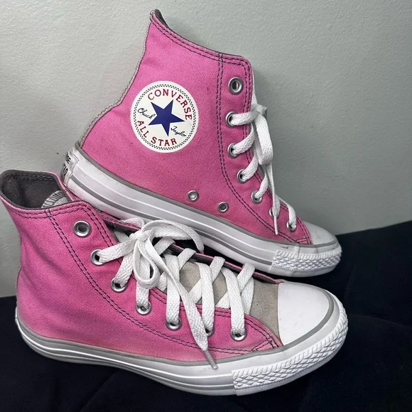 Converse Chuck Taylor All Star Hi Pink women's size 6.5 - Picture 2 of 8